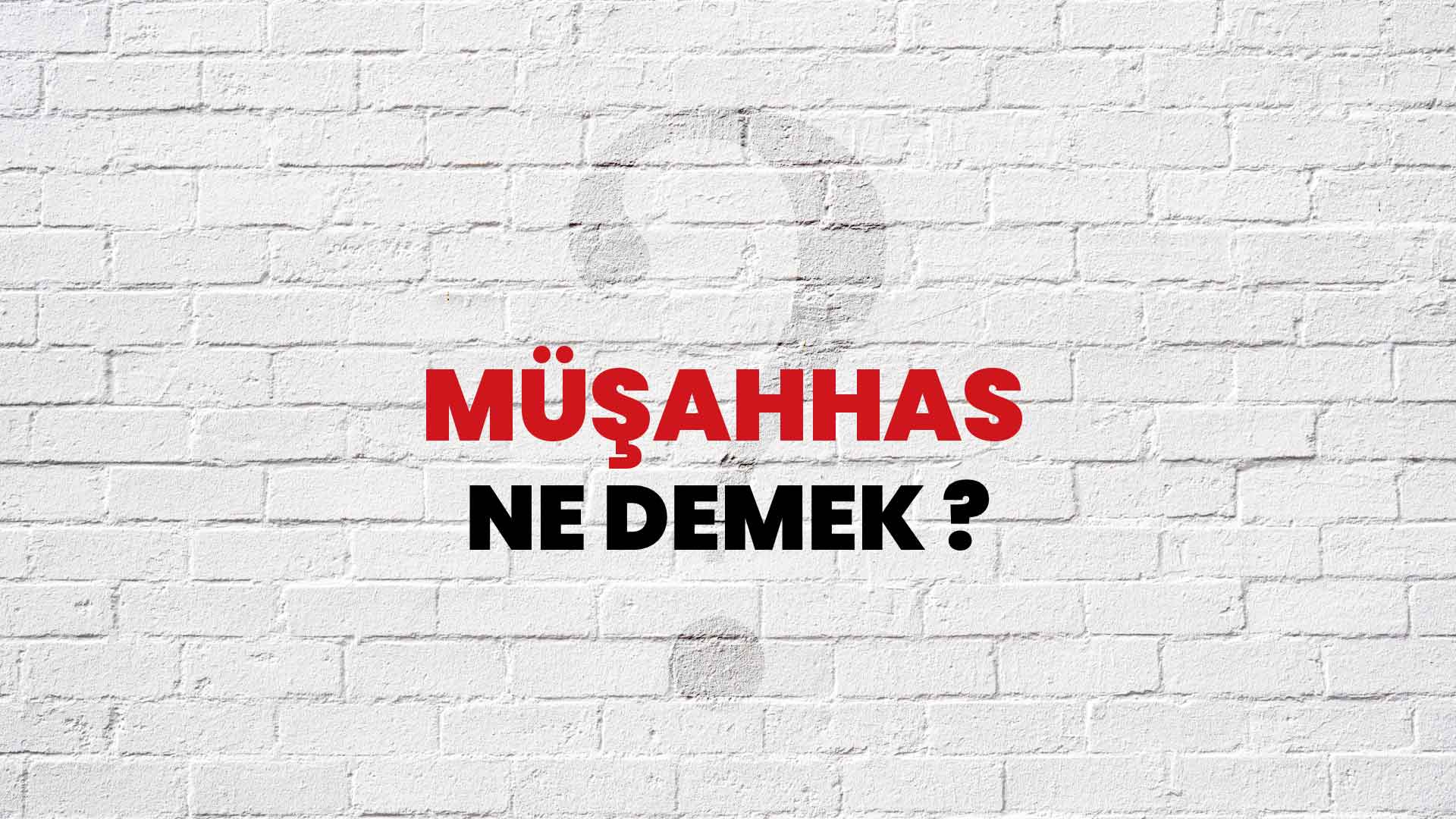 Müşahhas Ne Demek, Ne Anlama Gelir? Müşahhas Kelimesi TDK Sözlük Anlamı Nedir?