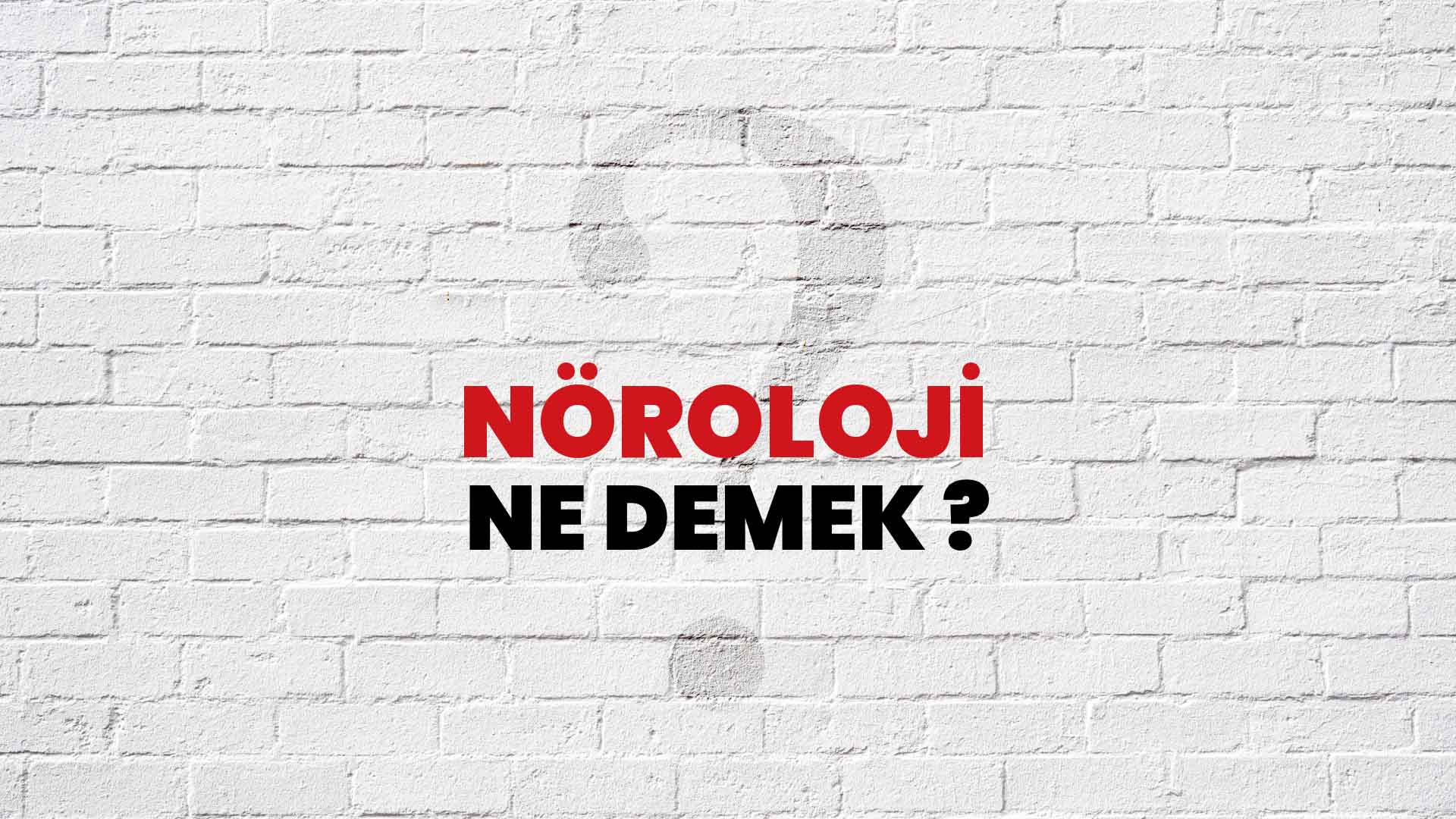 Nöroloji Ne Demek, Ne Anlama Gelir? Nöroloji Kelimesi TDK Sözlük Anlamı Nedir?