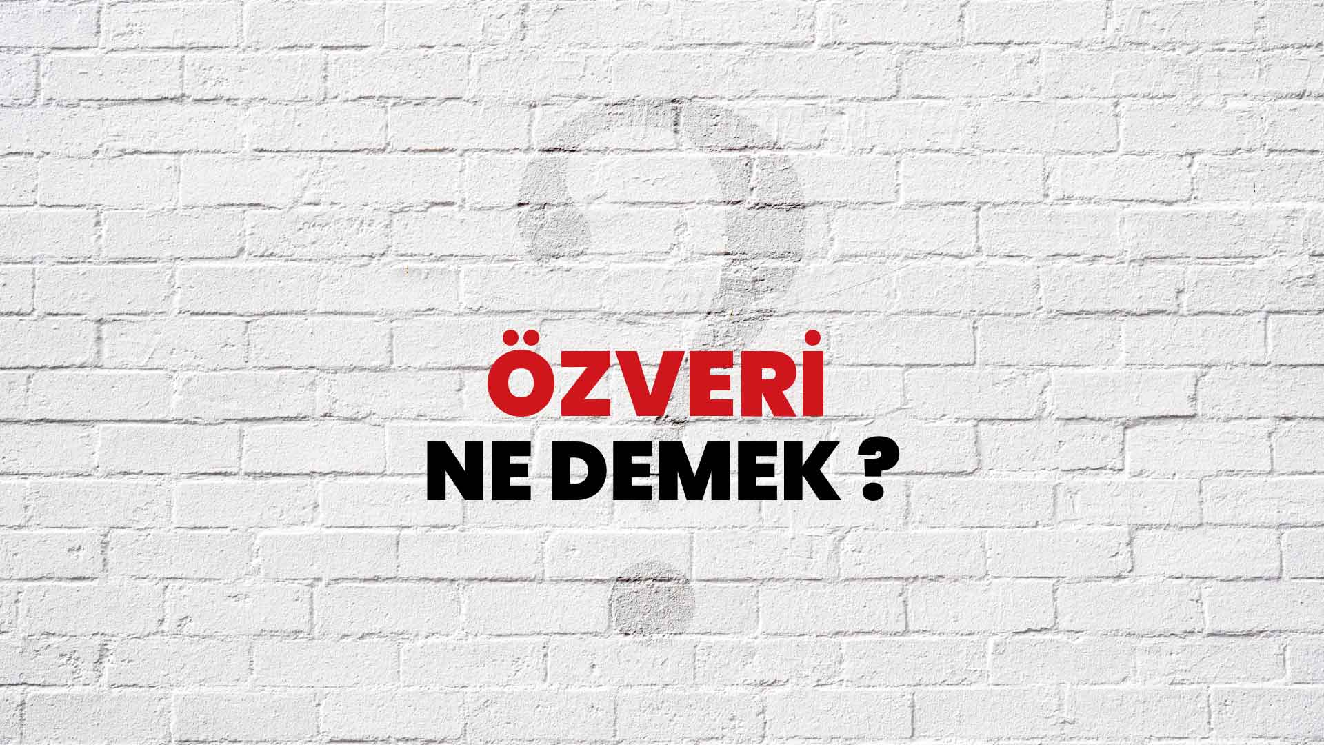 Özveri Ne Demek, Ne Anlama Gelir? Özveri Kelimesi TDK Sözlük Anlamı Nedir?
