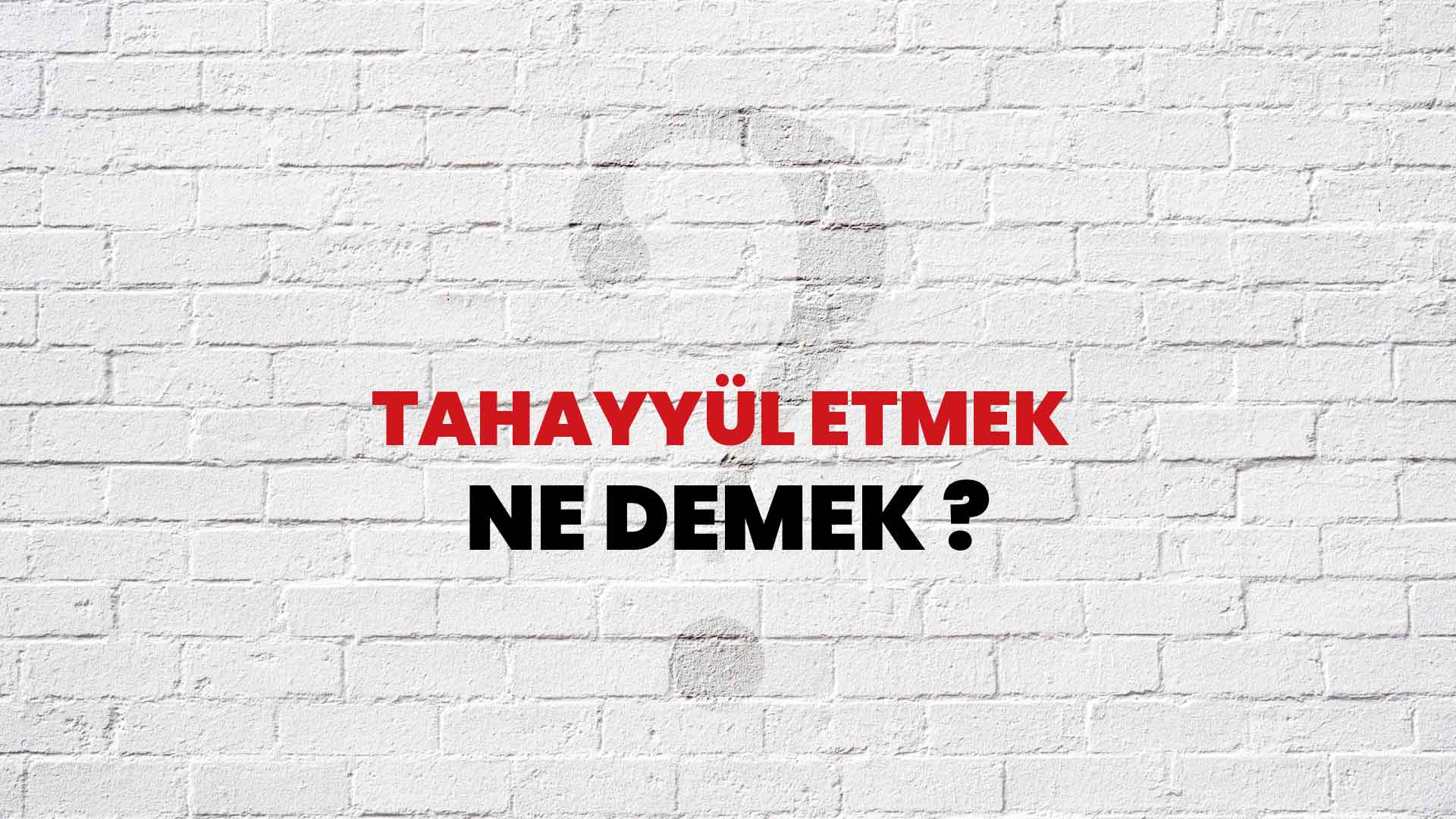 Tahayyül etmek Ne Demek, Ne Anlama Gelir? Tahayyül etmek Kelimesi TDK Sözlük Anlamı Nedir?