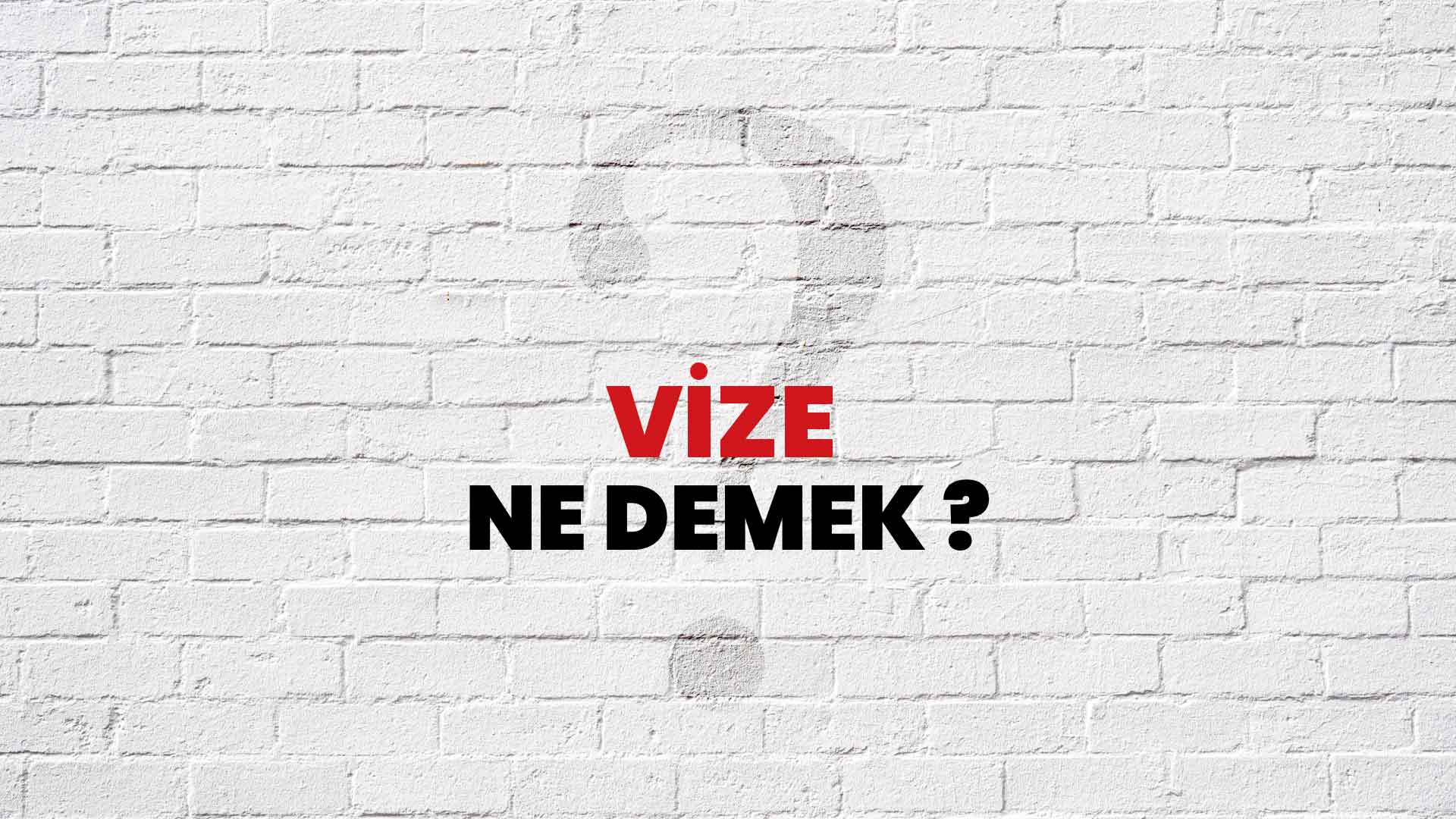 Vize Ne Demek, Ne Anlama Gelir? Vize Kelimesi TDK Sözlük Anlamı Nedir?