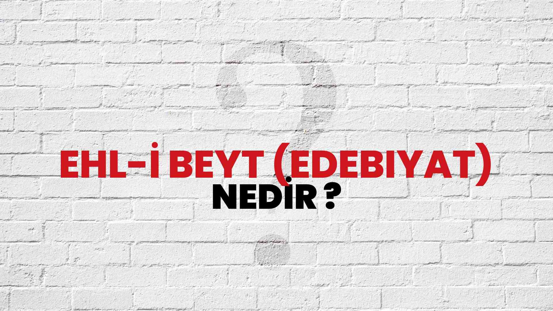 Ehl-i Beyt soyu nereden gelir?