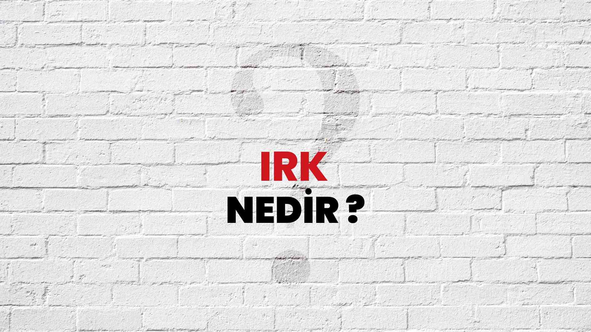 Irk nedir?
