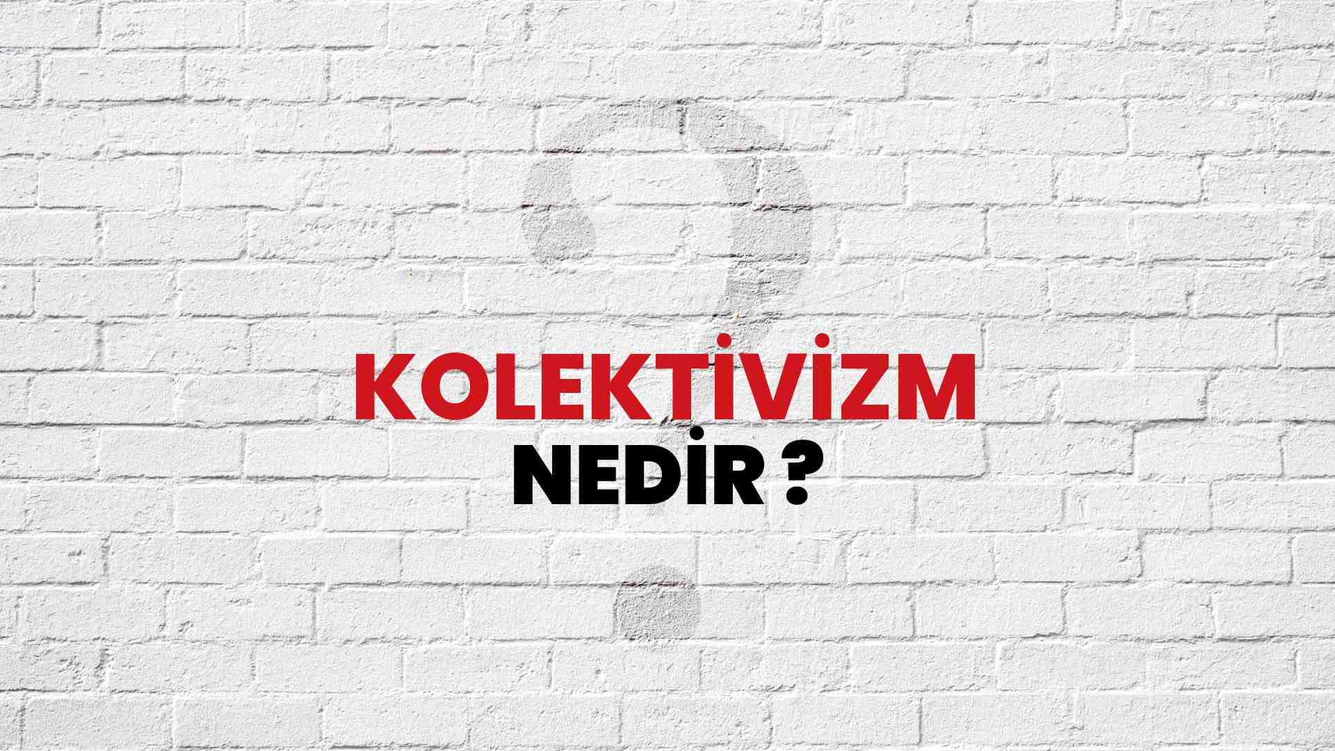 Kolektivizm nedir?