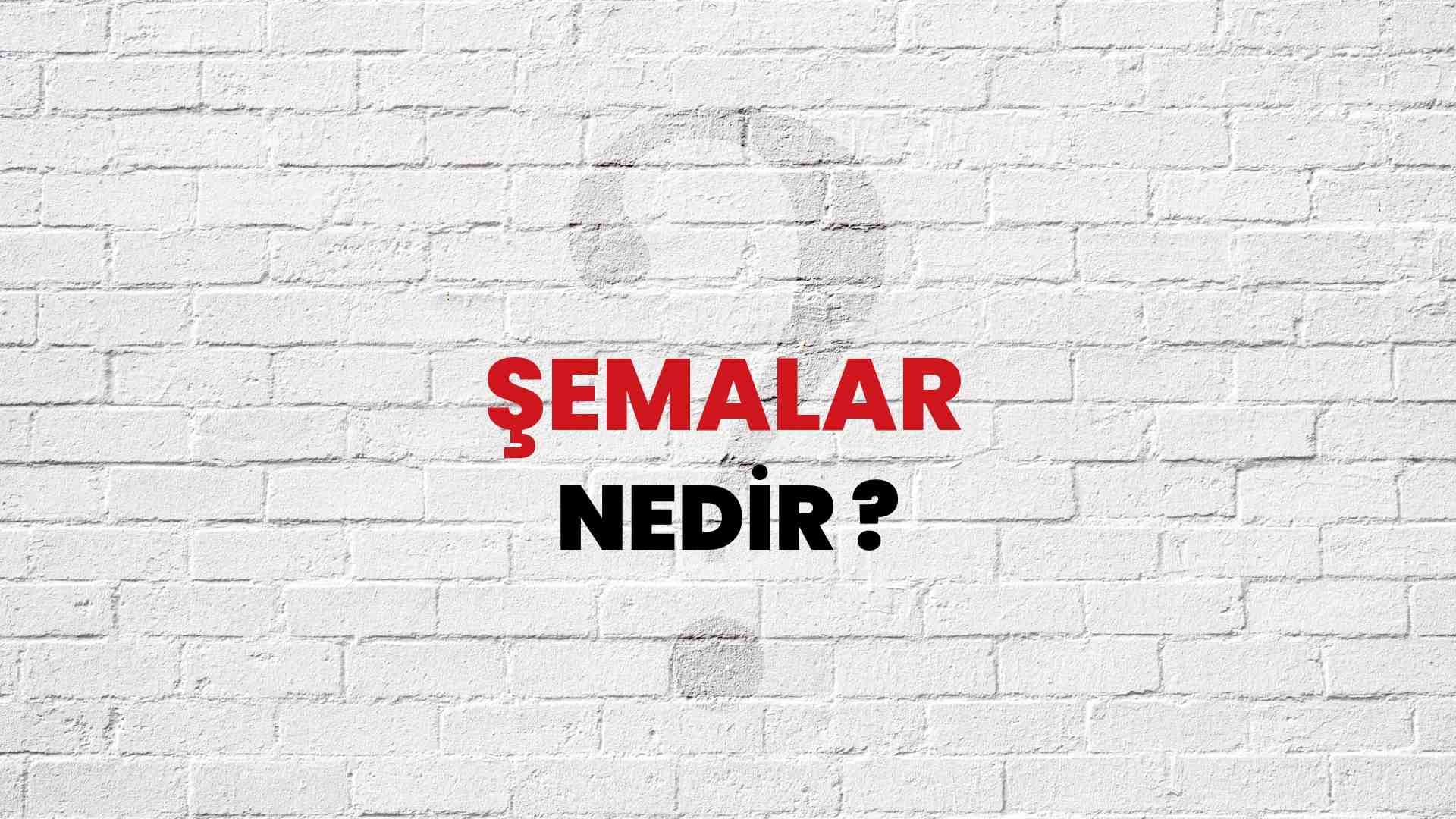 Şemalar nedir?