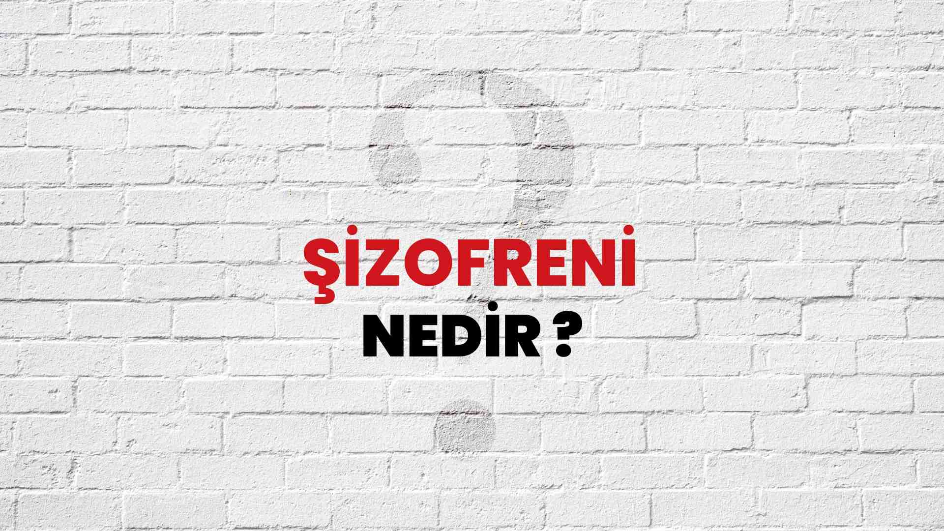 Şizofreni nedir?