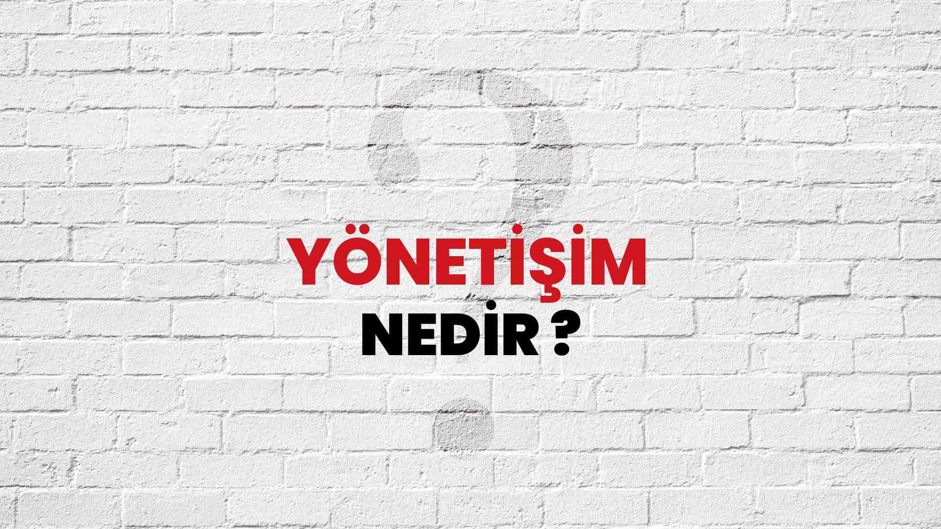 Yönetişim nedir?