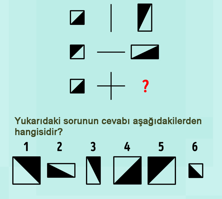 Hangi şekil gelmeli?