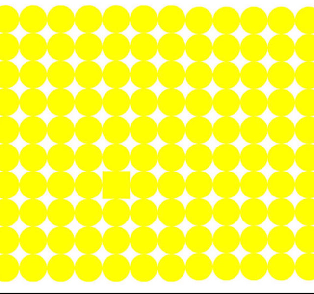 Resimdeki kare şeklini bulun.