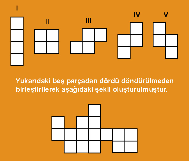 Buna göre hangi parça kullanılmamıştır?