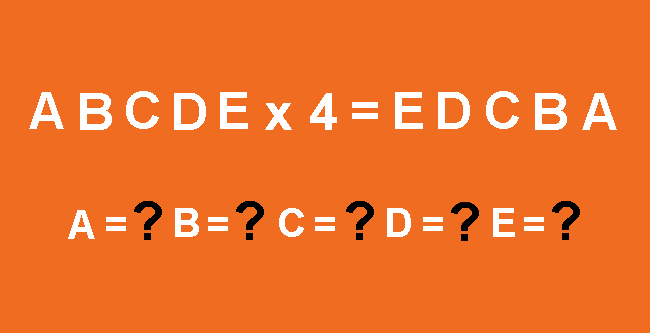 A, B, C, D, ve E birbirinden bağımsız ve 0 dan farklı rakamlar. Bu rakamların toplamı kaçtır?