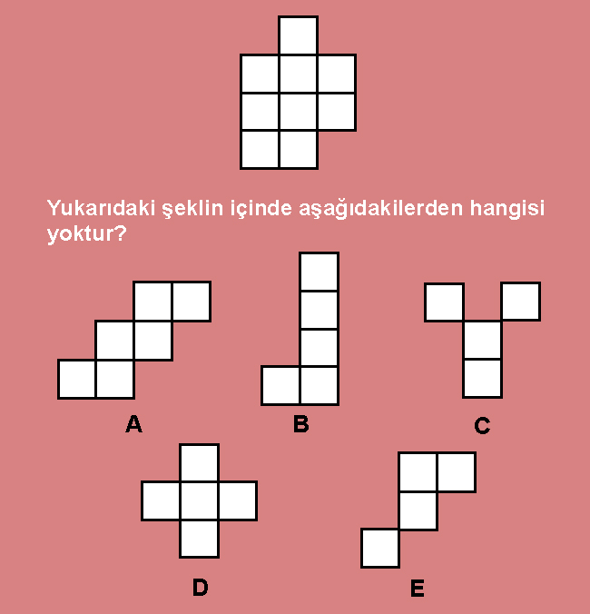 Sorunun cevabı nedir?
