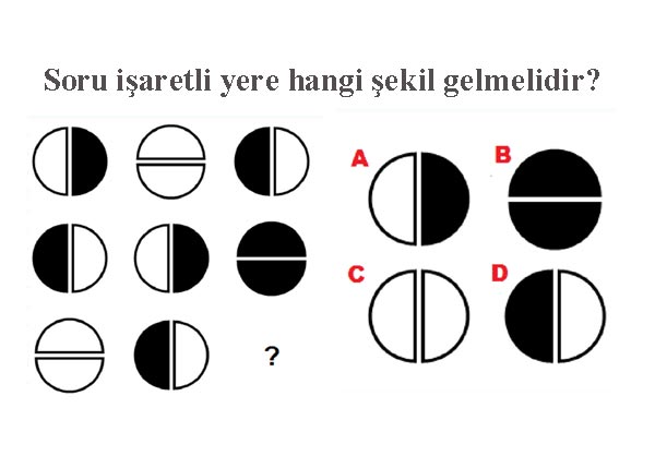 Soru işaretli yere ne gelmelidir?