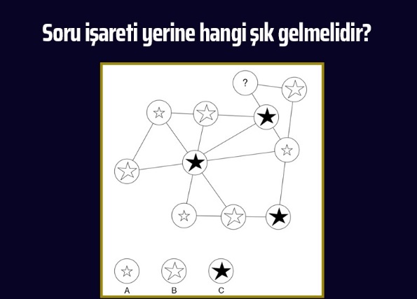 Soru işaretli yere ne gelmelidir?