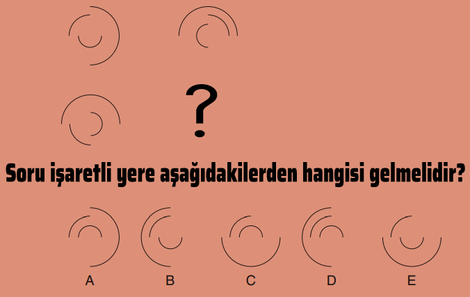Soru işaretli yere ne gelmelidir?
