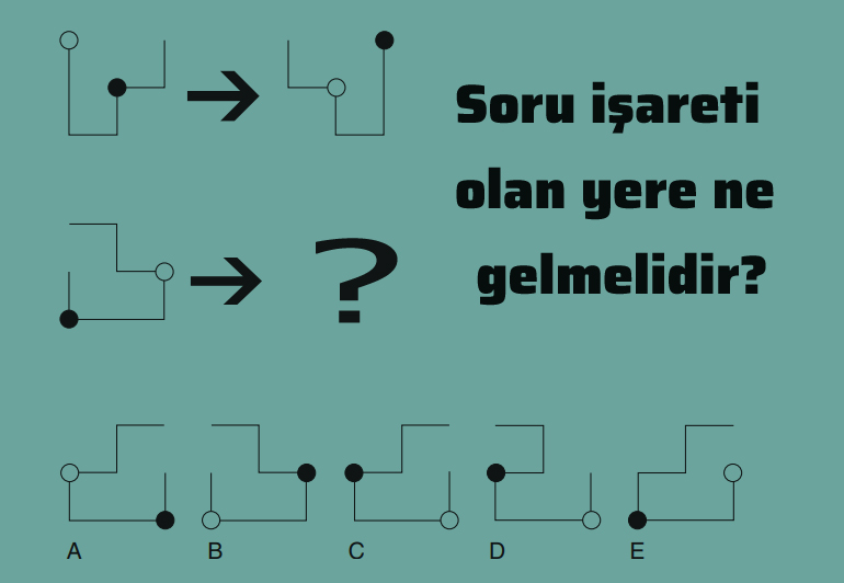 Kurala göre soru işareti olan yere ne gelmelidir?