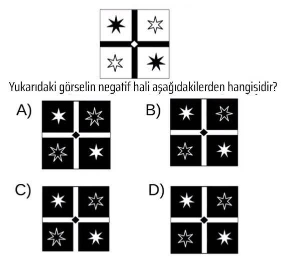 Resmin negatifi hangisidir?