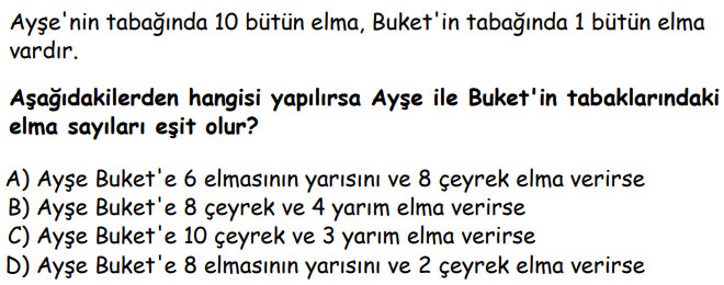 Tabaktaki sayılar nasıl eşit olur