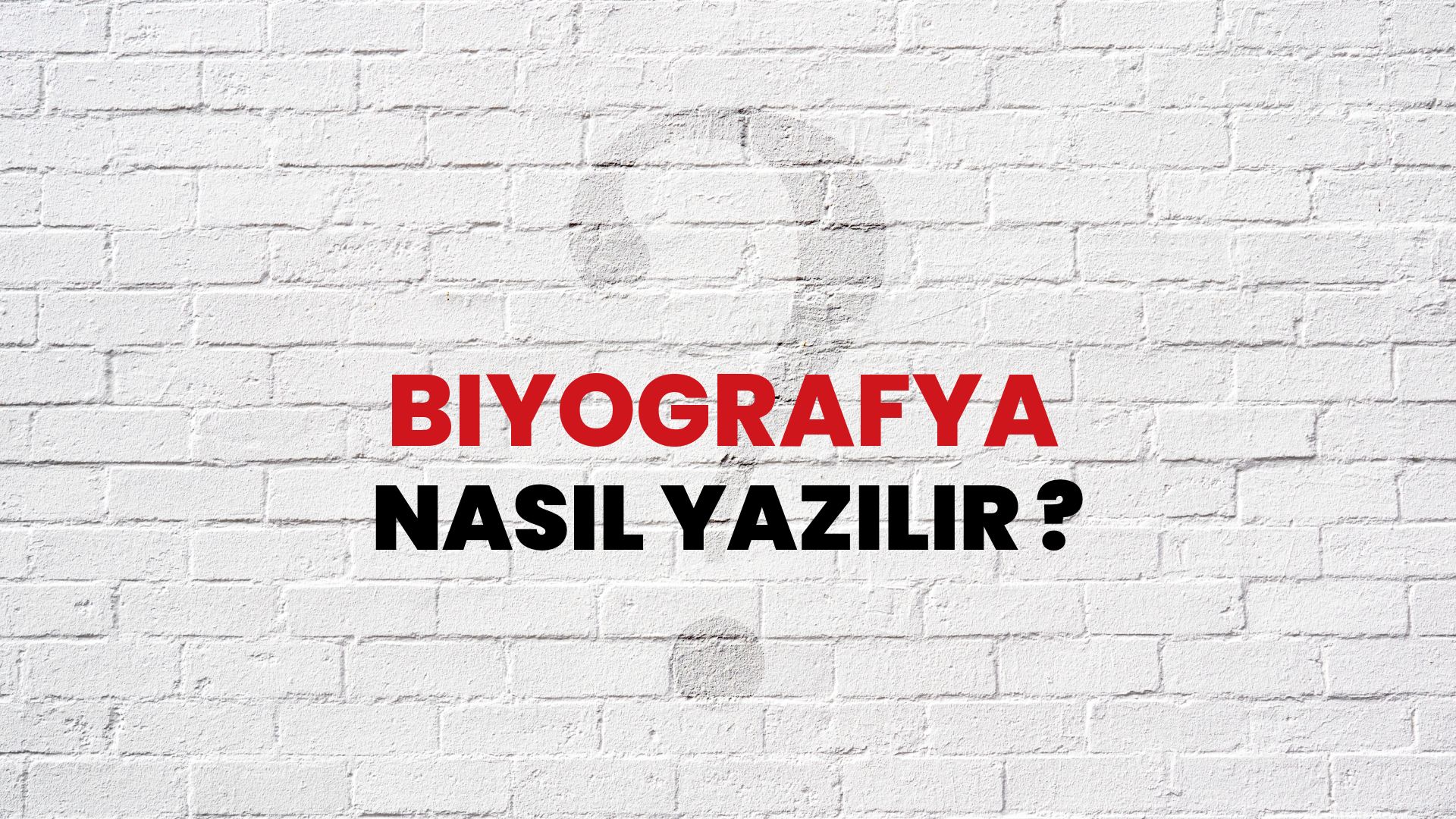 Biyografya Nasıl Yazılır? TDK ile Biyografya Doğru Yazılışı Nedir?
