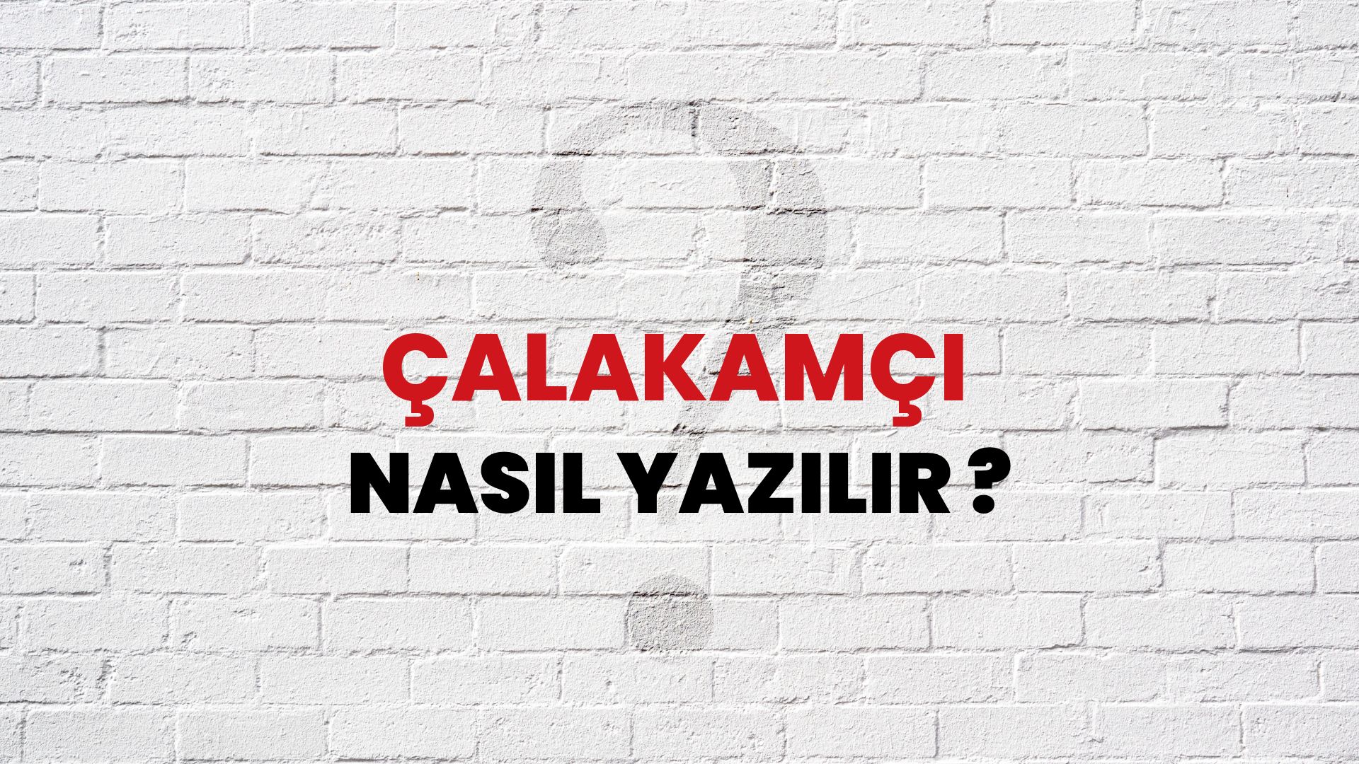 Çalakamçı Nasıl Yazılır? TDK ile Çalakamçı Doğru Yazılışı Nedir?