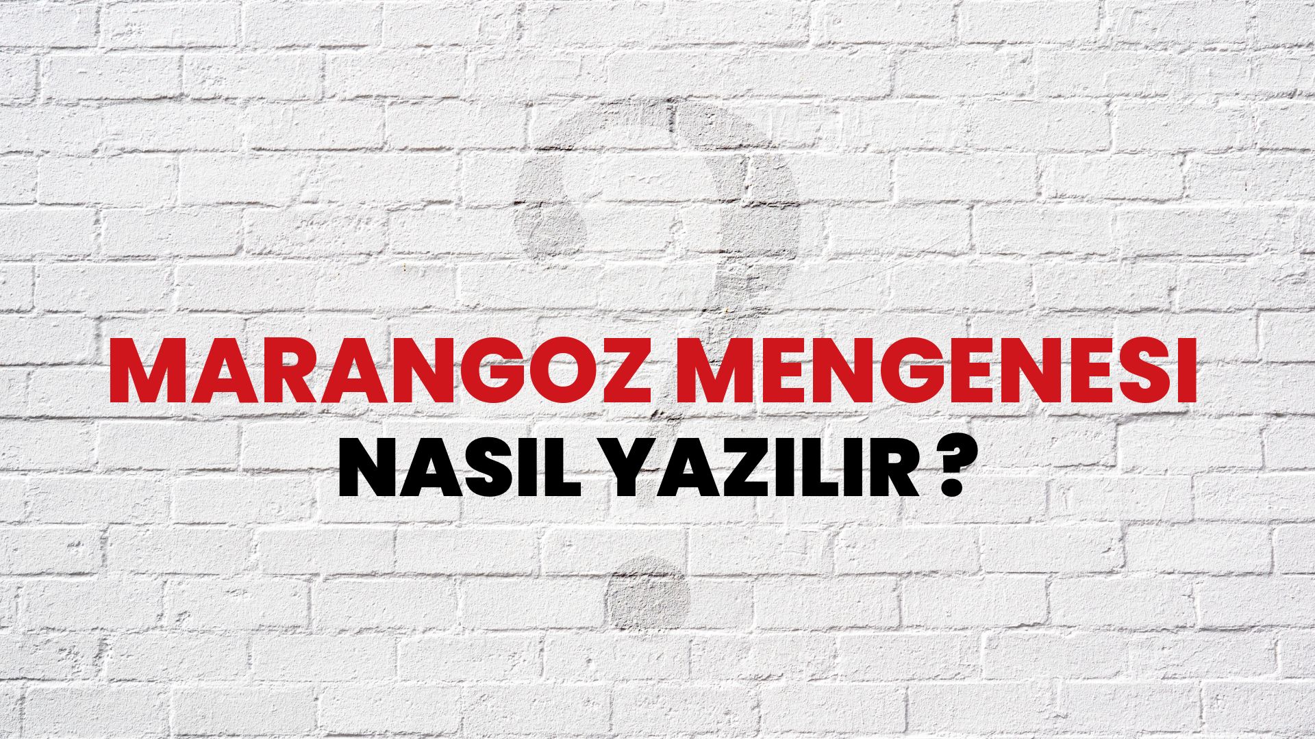 Marangoz Mengenesi Nasıl Yazılır? TDK ile Marangoz Mengenesi Doğru Yazılışı Nedir?