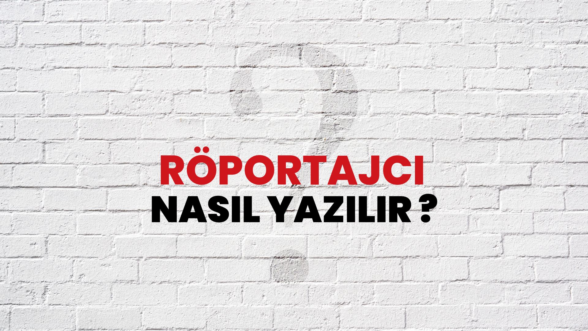 Röportajcı Nasıl Yazılır? TDK ile Röportajcı Doğru Yazılışı Nedir?