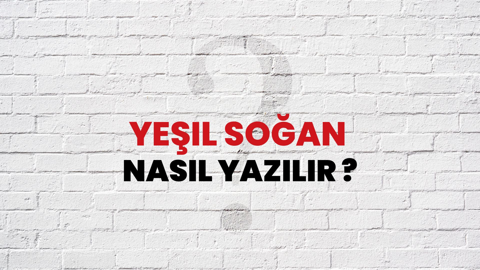 Yeşil Soğan Nasıl Yazılır? TDK ile Yeşil Soğan Doğru Yazılışı Nedir?