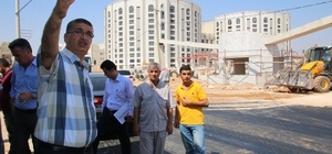 400 YATAKLI HASTANENİN YOLU ASFALTLANIYOR