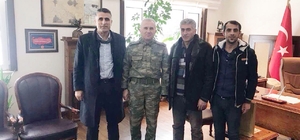 Polatlı Haymanalılar Derneği'nden Topçu ve Füze Okulu Komutanı Ağırcan'a Ziyaret