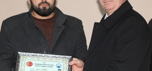 Elmadağ'da Kur'an kursu öğrencileri sertifikalarını aldı