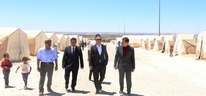 Müsteşar Yardımcısı Karabay, mülteci kampında