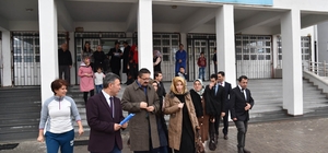 Başkan Tiryaki okul ziyaretlerine devam etti