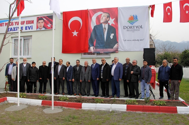 Şehit polis yusuf erin taziye evi törenle açıldı Hatay Haberleri