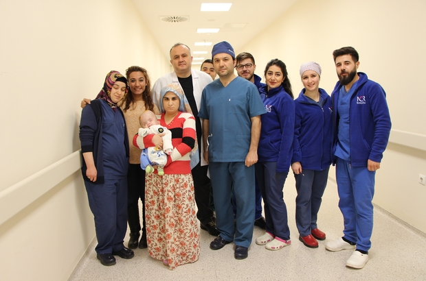 hidrosefali hastaligi olan bebek sagligina kavustu gaziantep haberleri
