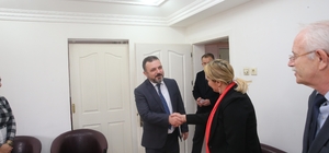 Başkan Ercan ziyaretlerine devam ediyor