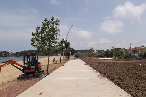Kumcağız’daki sahil düzenlemesi yaz sezonuna yetiştirilecek Kocaeli