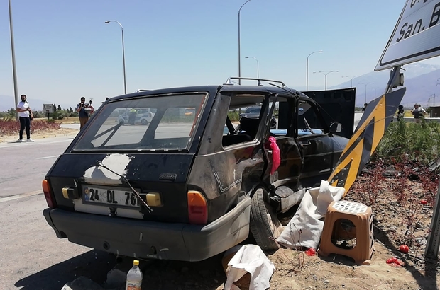 Erzincan'da Trafik Kazası: 4 Yaralı - Erzincan Haberleri