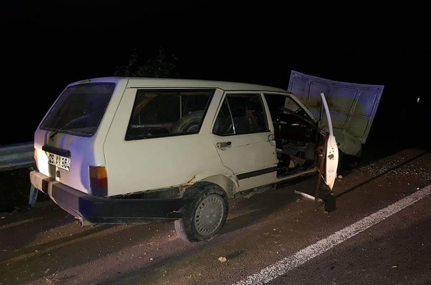 Çavdarhisar'da trafik kazası 1 yaralı