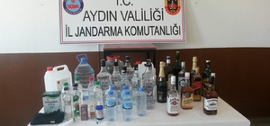 Jandarmadan Çine’de sahte içki operasyonu; 3 gözaltı