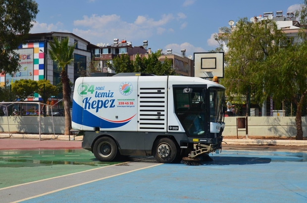 Kepez Belediyesi Nden Okul Bahcelerine Temizlik Antalya Haberleri