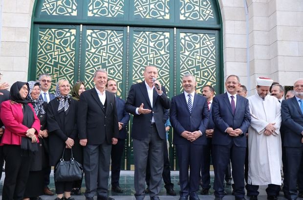 cumhurbaskani erdogan orgeneral hulusi akar camii ni acti kayseri haberleri