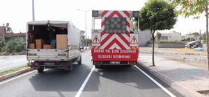 Asfaltlanan yollarda çizgi çalışması başlatıldı