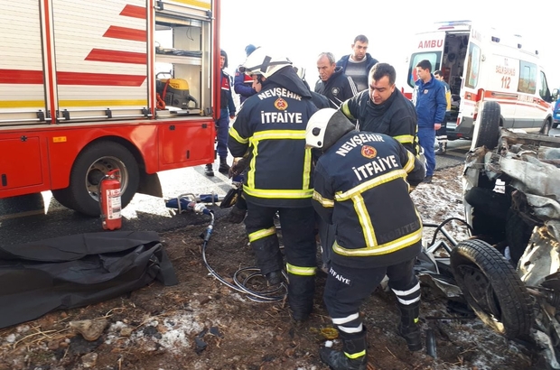 Nevşehir’de iki otomobil kafa kafaya çarpıştı: 2 ölü, 2 yaralı