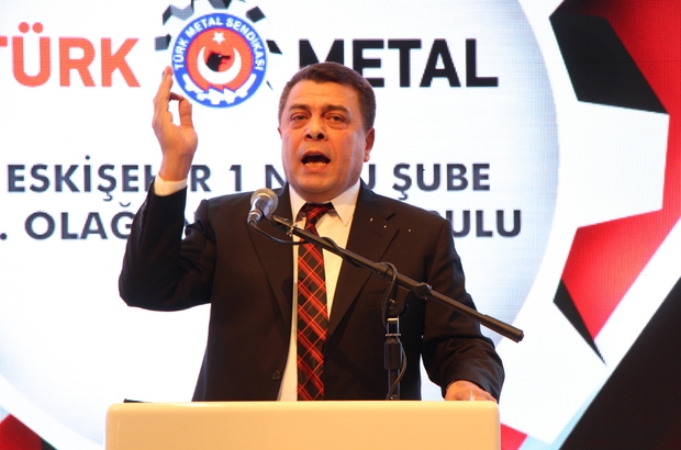 Turk Metal Sendikasi Eskisehir 1 Nolu Olagan Genel Kurul Toplantisi Turk Metal Sendikasi Baskani Pevrul Kavlak Ruzgar Bizden Yana Eserse Ucariz Eskisehir Haberleri