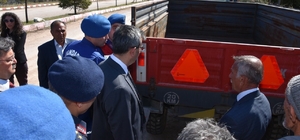 Kırıkkale'de 'Reflektör Tak Görünür Ol Projesi'