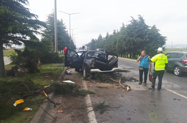 balikesir de trafik kazasi 4 yarali balikesir haberleri