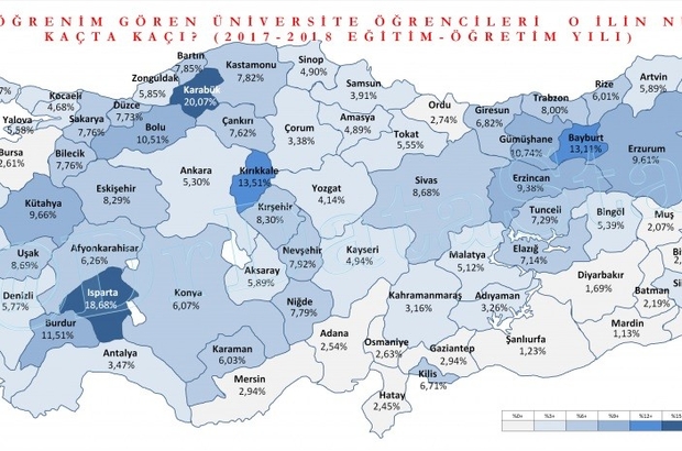 erzincan nufusunun yuzde 9 38 i universiteli erzincan haberleri