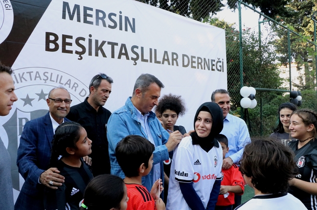 Fikret Orman'dan kimsesiz çocuklara anlamlı ziyaret Mersin Beşiktaşlılar Derneği tarafından