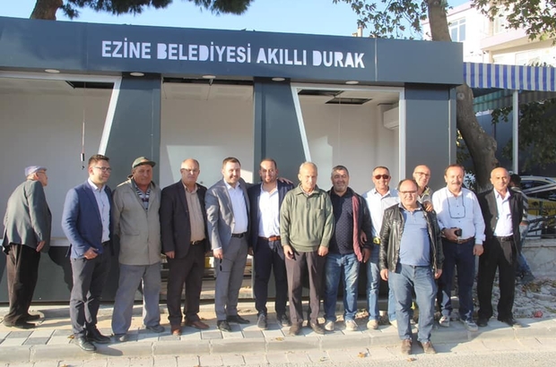 Ezine Belediyesinden Akilli Durak Hizmeti Canakkale Haberleri
