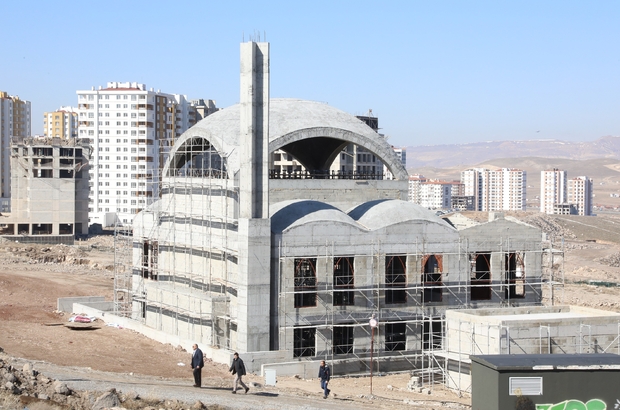 hamdi sanliunal cami yukseliyor kayseri haberleri